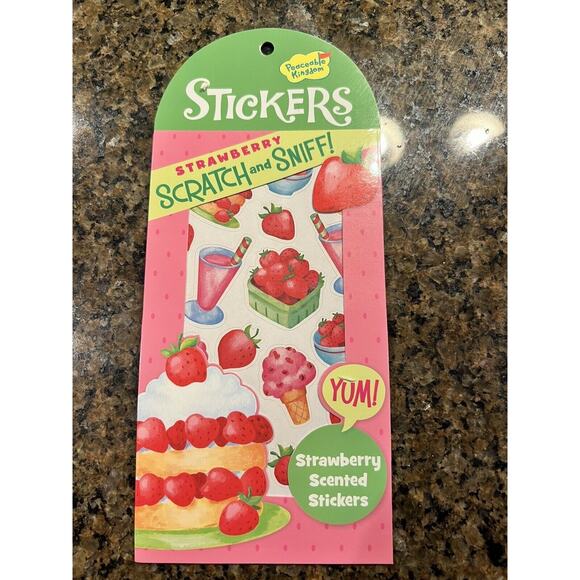 Peaceable Kingdom 2010 Scratch And Sniff Stickers Lot Of 5 New In Packaging - Picture 6 of 11